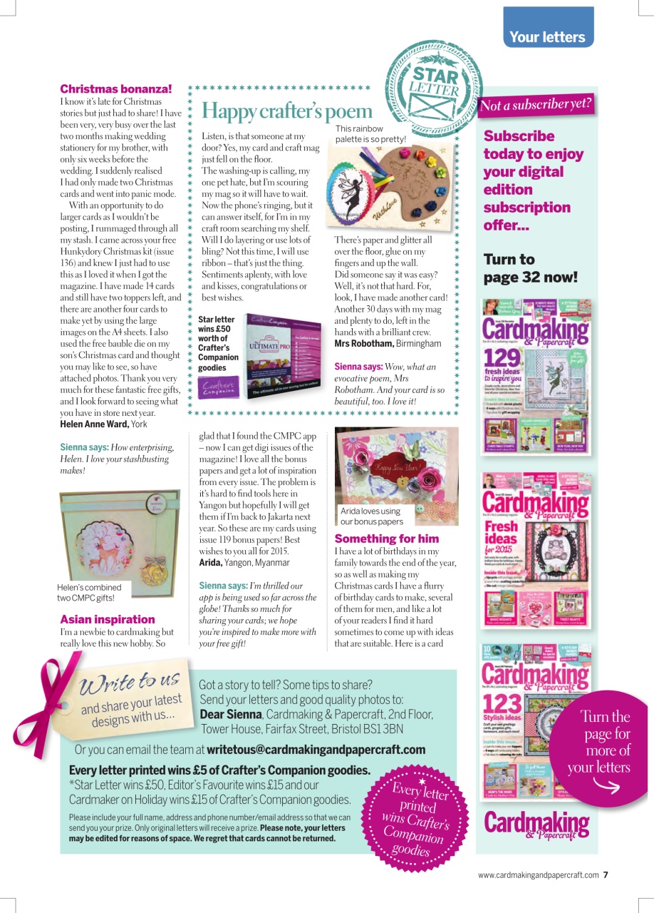 Cardmaking & Papercraft Preview Pages