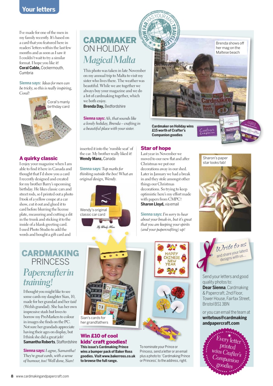 Cardmaking & Papercraft Preview Pages