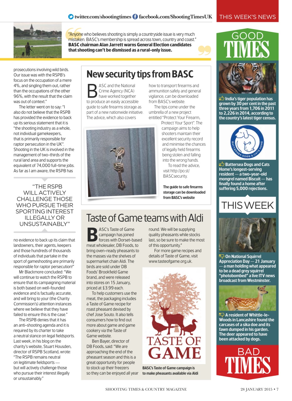 Shooting Times & Country Preview Pages