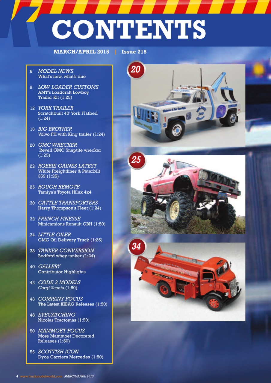 Model Car Truck Motorcycles World Preview Pages