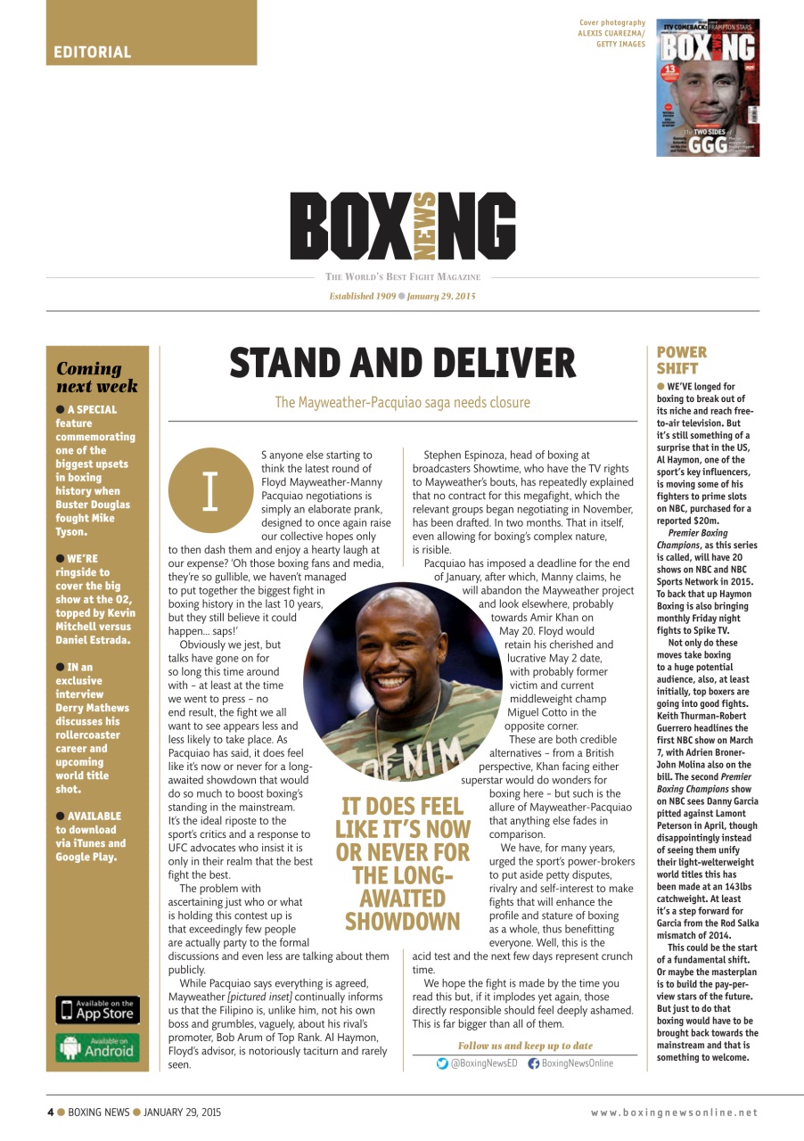 Boxing News Preview Pages