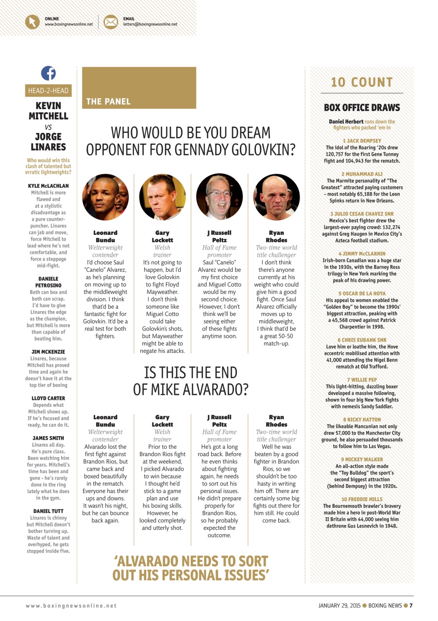 Boxing News Preview Pages