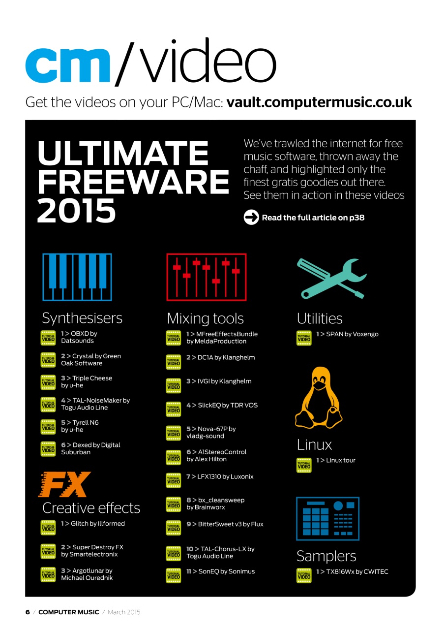 Computer Music Preview Pages