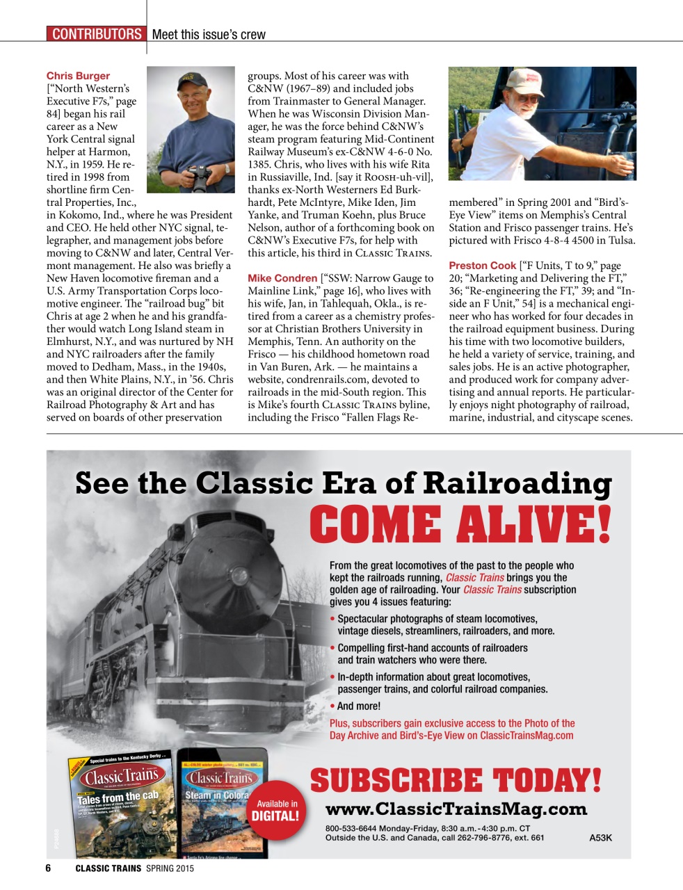 Classic Trains Preview Pages