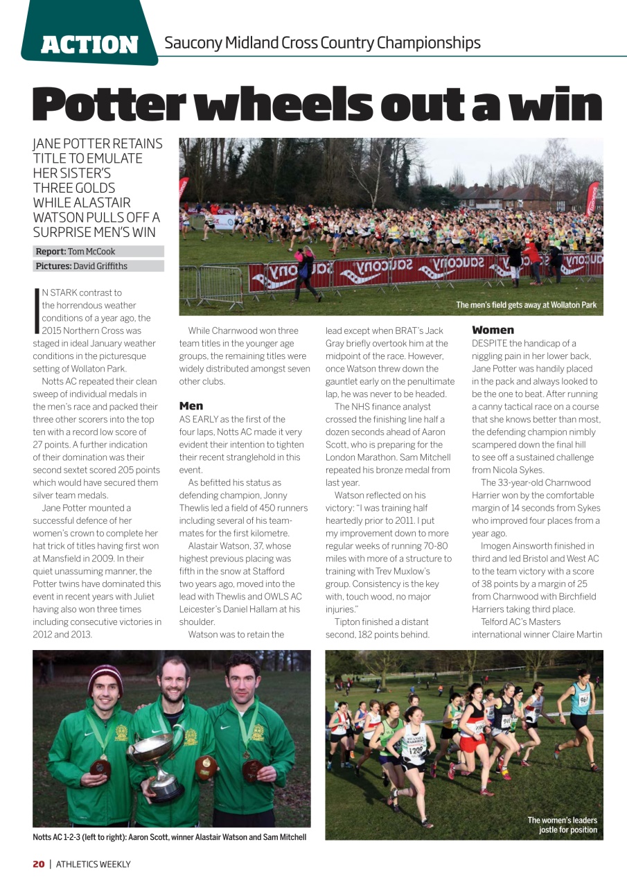 AW – Athletics Weekly Magazine Preview Pages