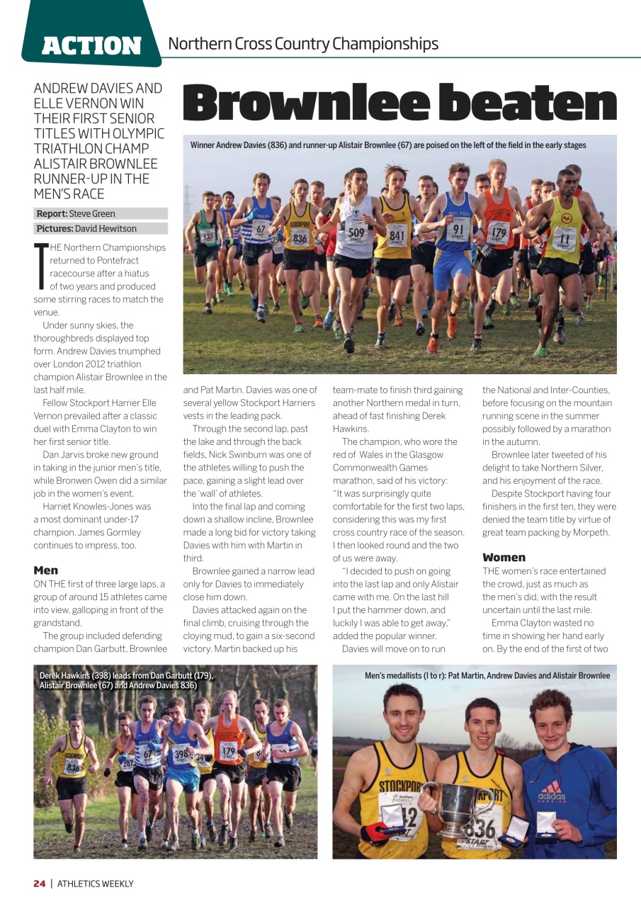 AW – Athletics Weekly Magazine Preview Pages