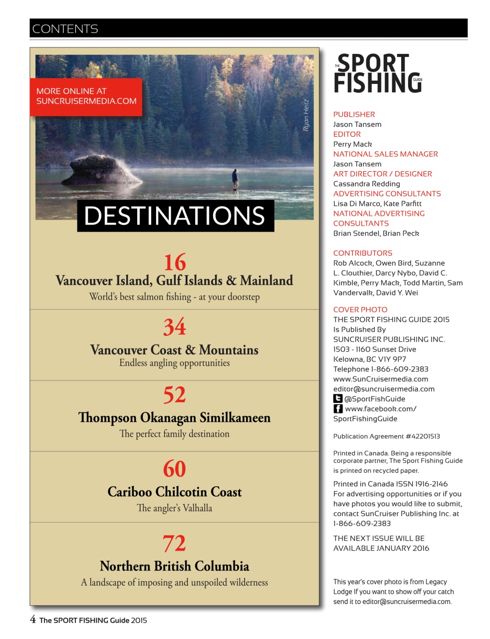 Sport Fishing Guides Preview Pages