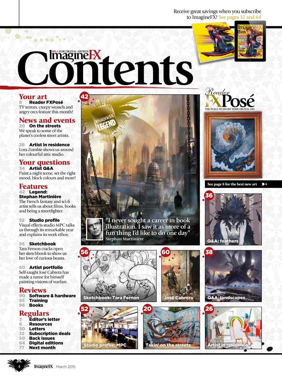ImagineFX Preview Pages