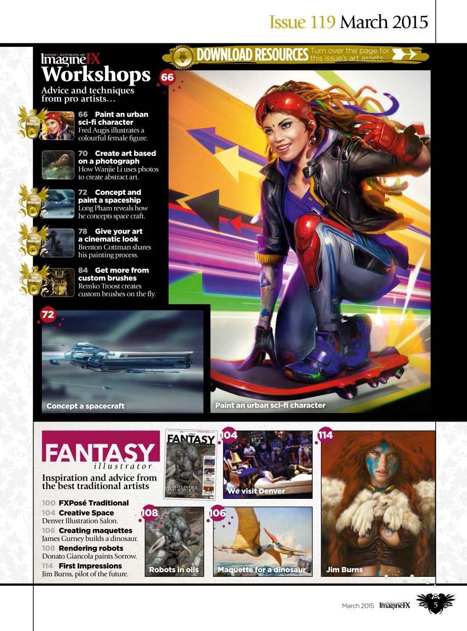 ImagineFX Preview Pages