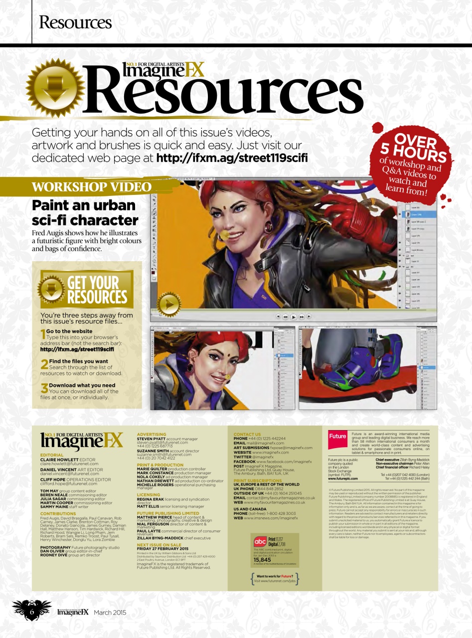 ImagineFX Preview Pages