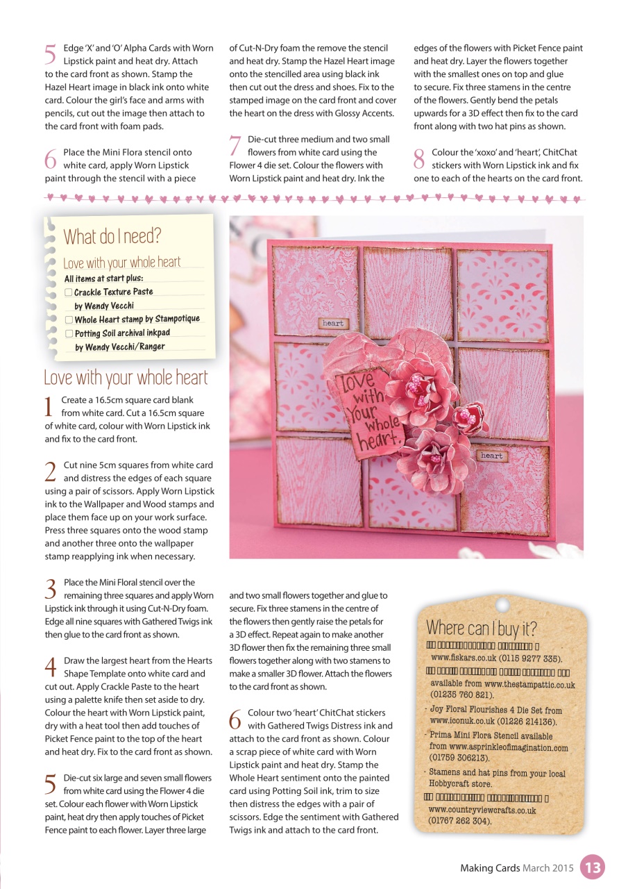 Making Cards & Papercraft Preview Pages