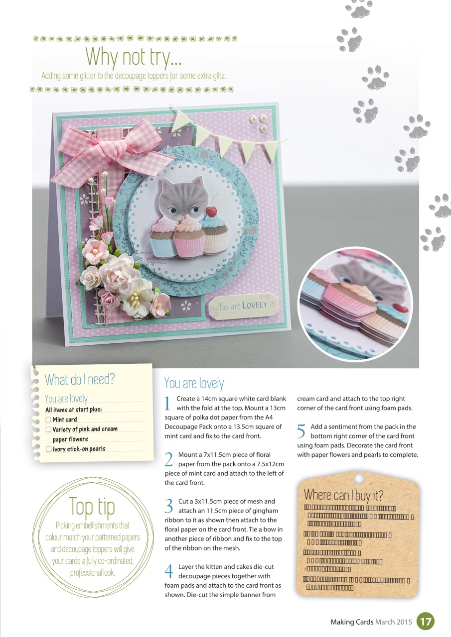 Making Cards & Papercraft Preview Pages