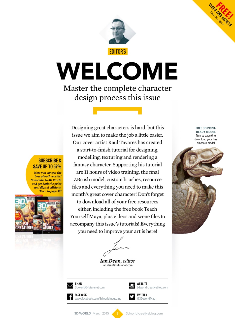 3D World Preview Pages