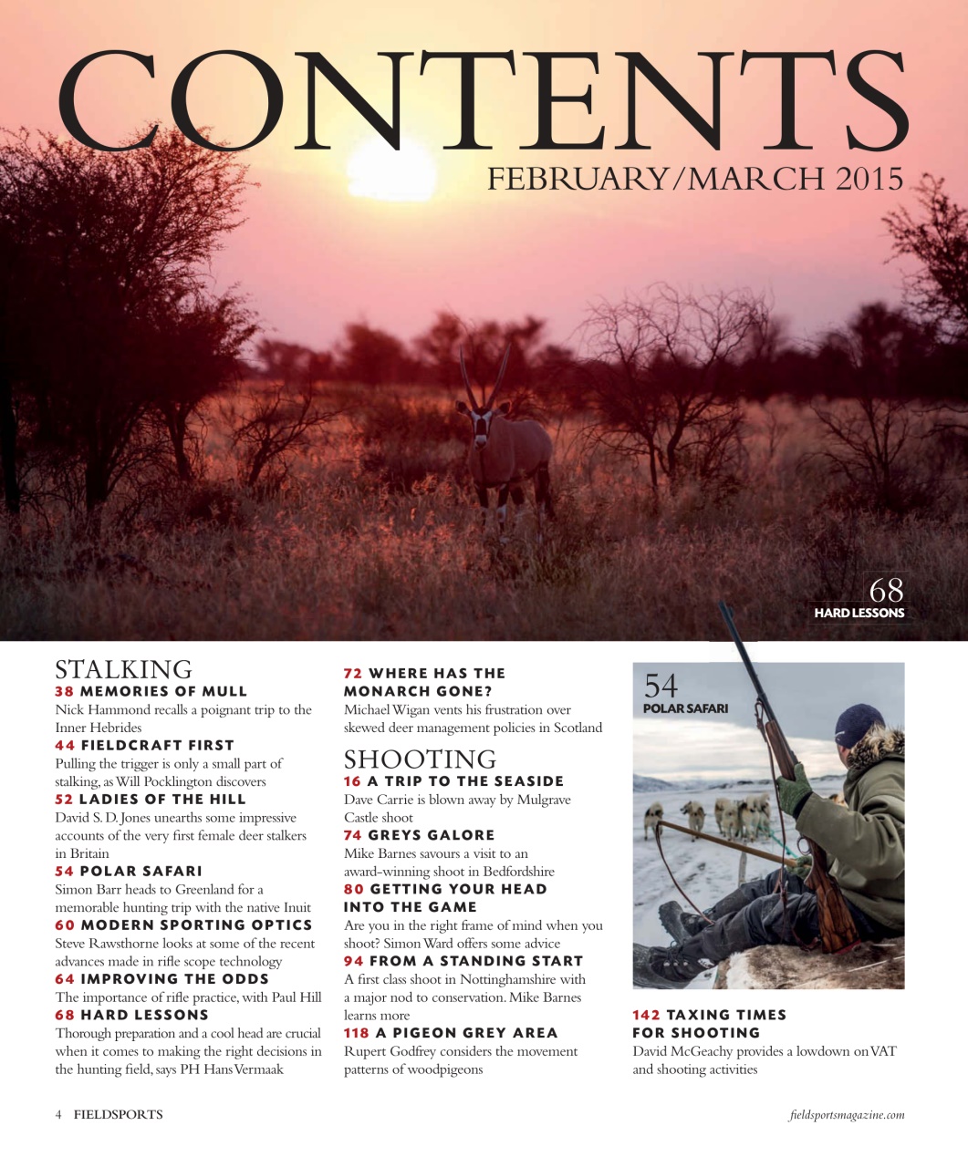 Fieldsports Journal Preview Pages