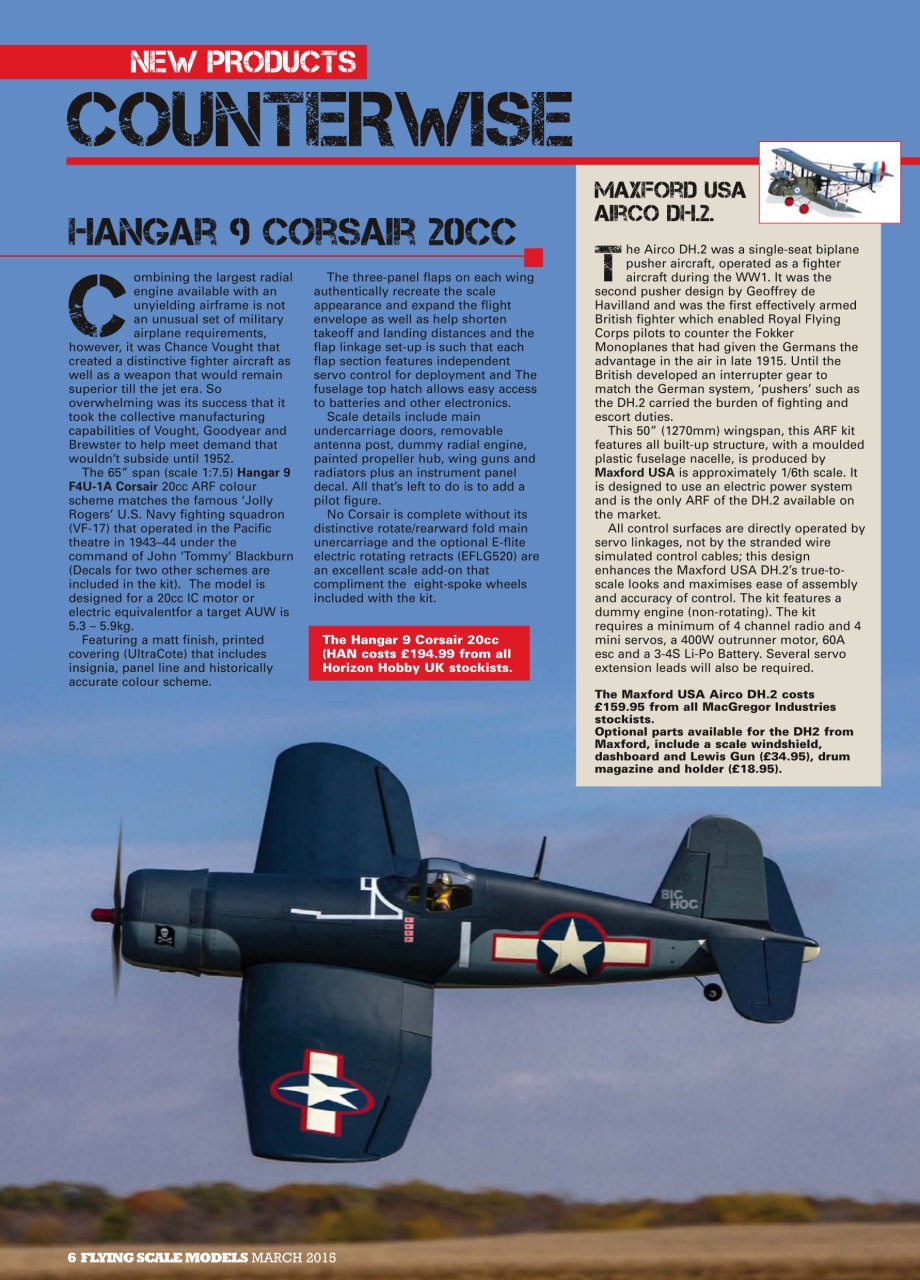 Flying Scale Models Preview Pages