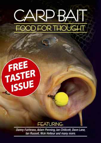 Total Carp issue Carp Bait – Food for Thought FREE TASTER