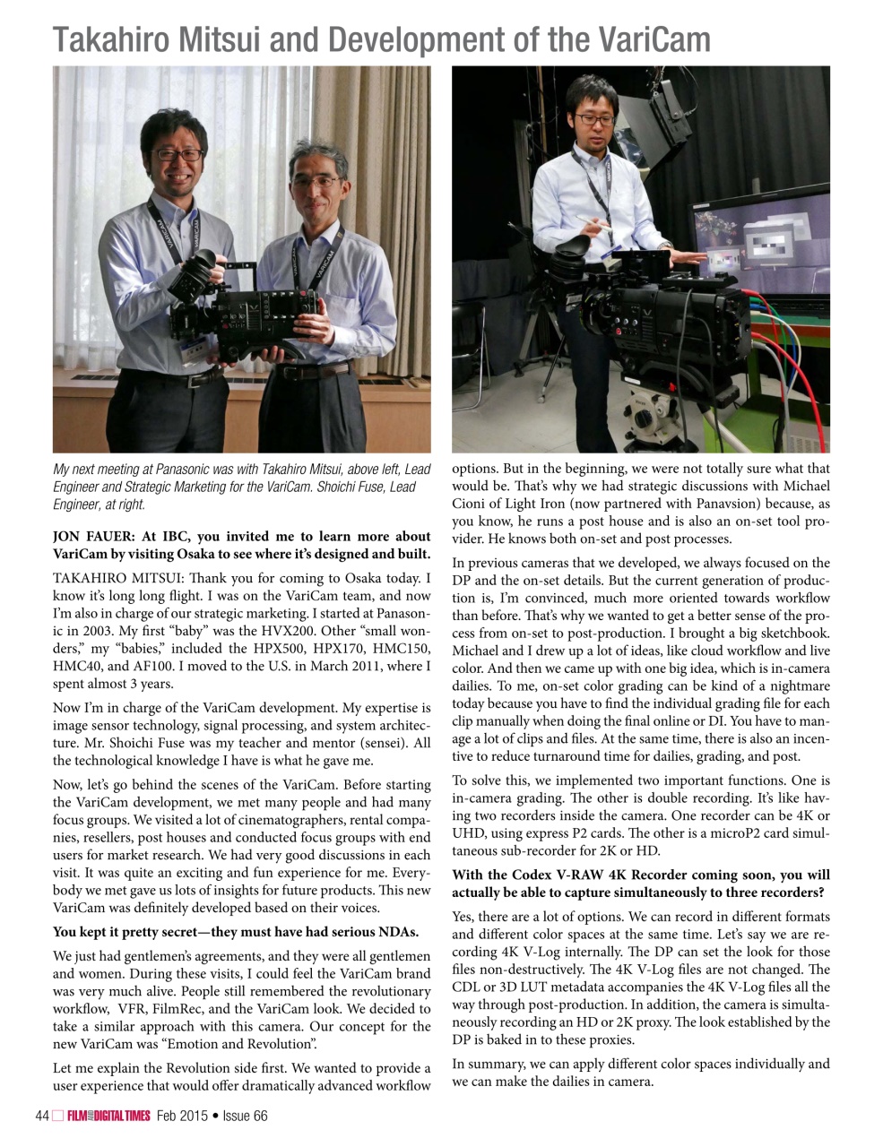 Film and Digital Times Preview Pages