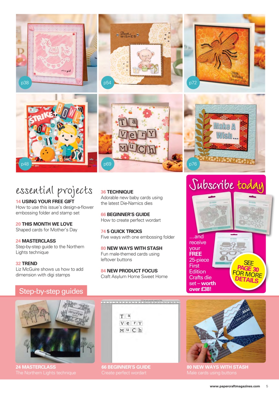 Papercraft Essentials Preview Pages