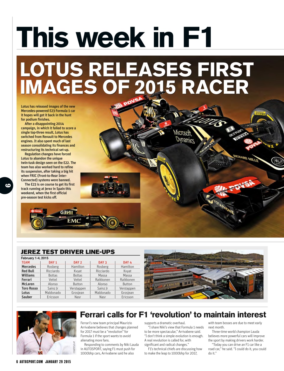 Autosport Preview Pages