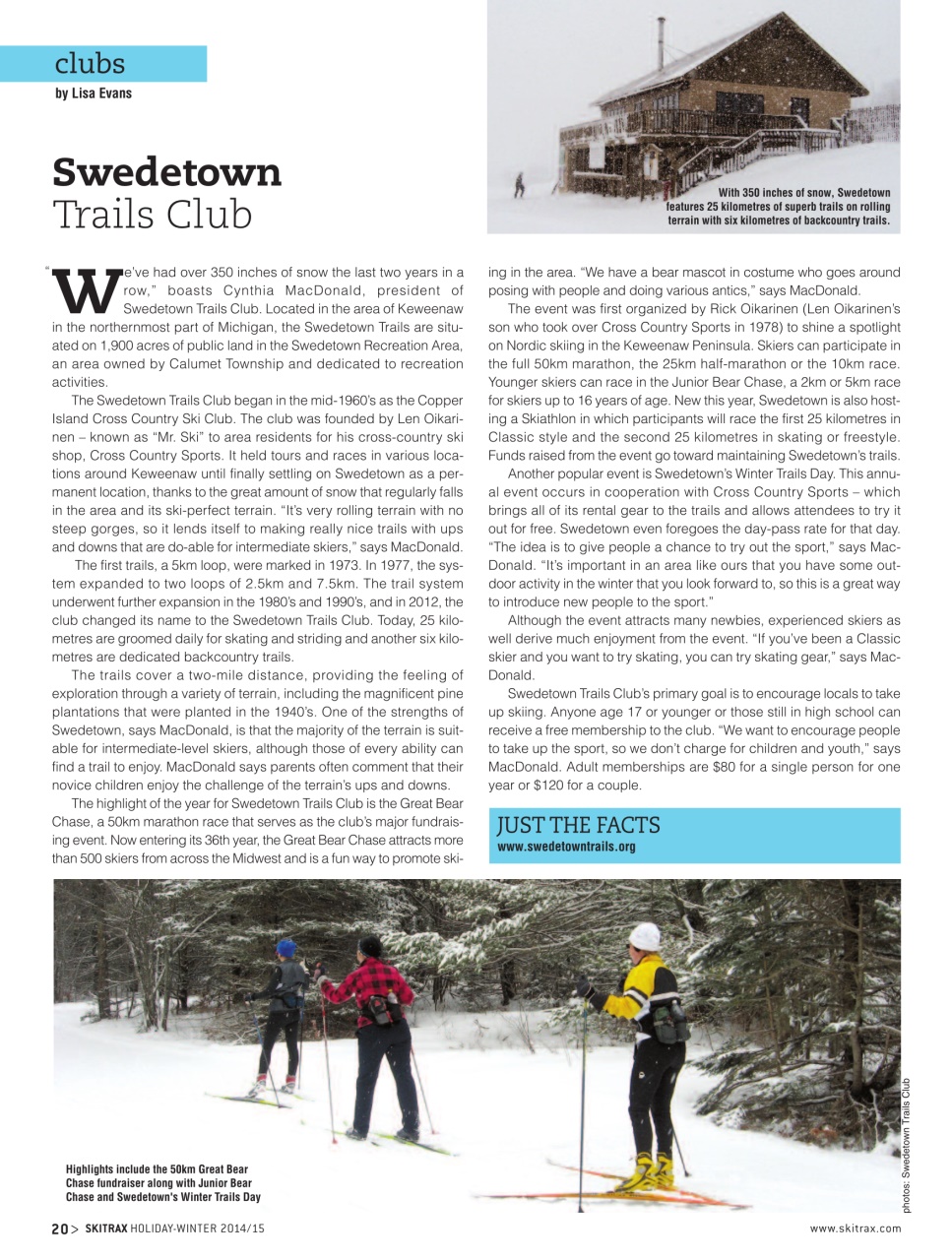 SkiTrax Preview Pages