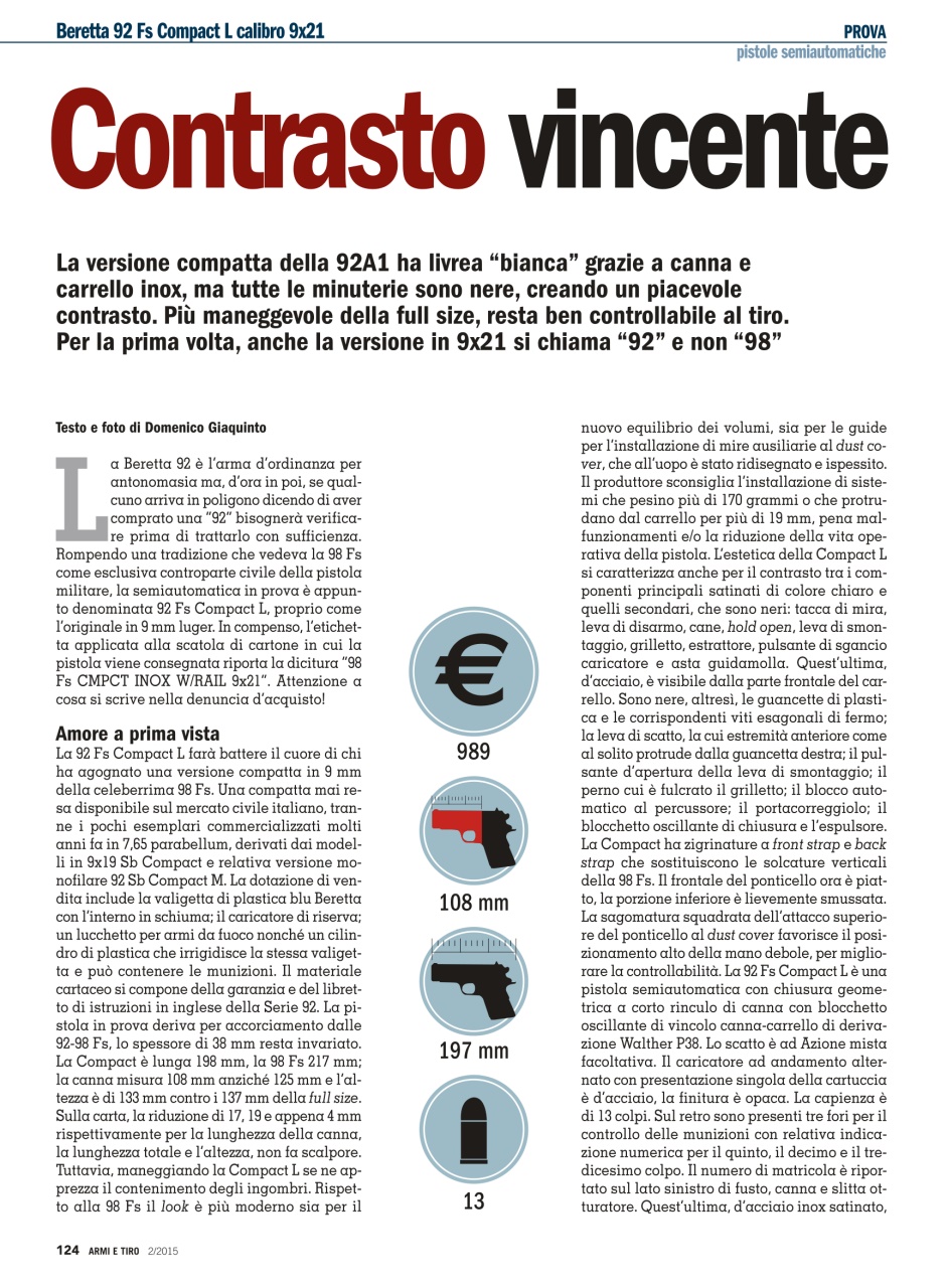 Armi E Tiro Preview Pages