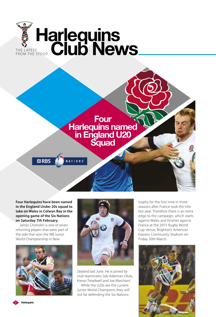 Harlequins Preview Pages