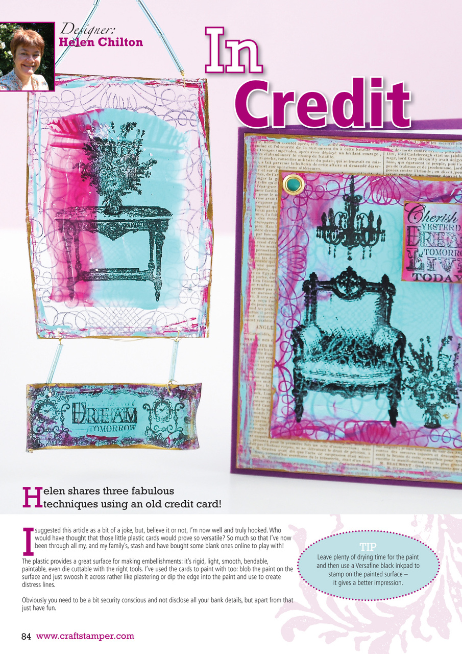 Craft Stamper Preview Pages
