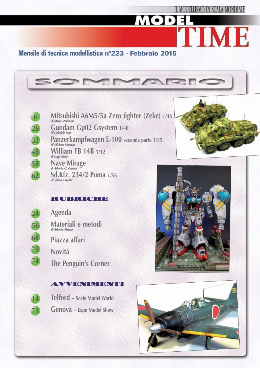 Model Time Preview Pages