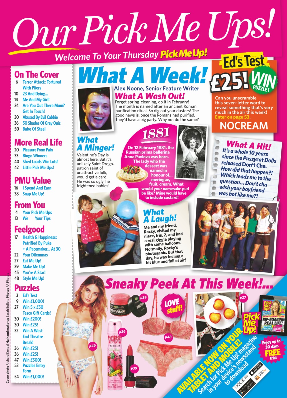 Pick Me Up Preview Pages