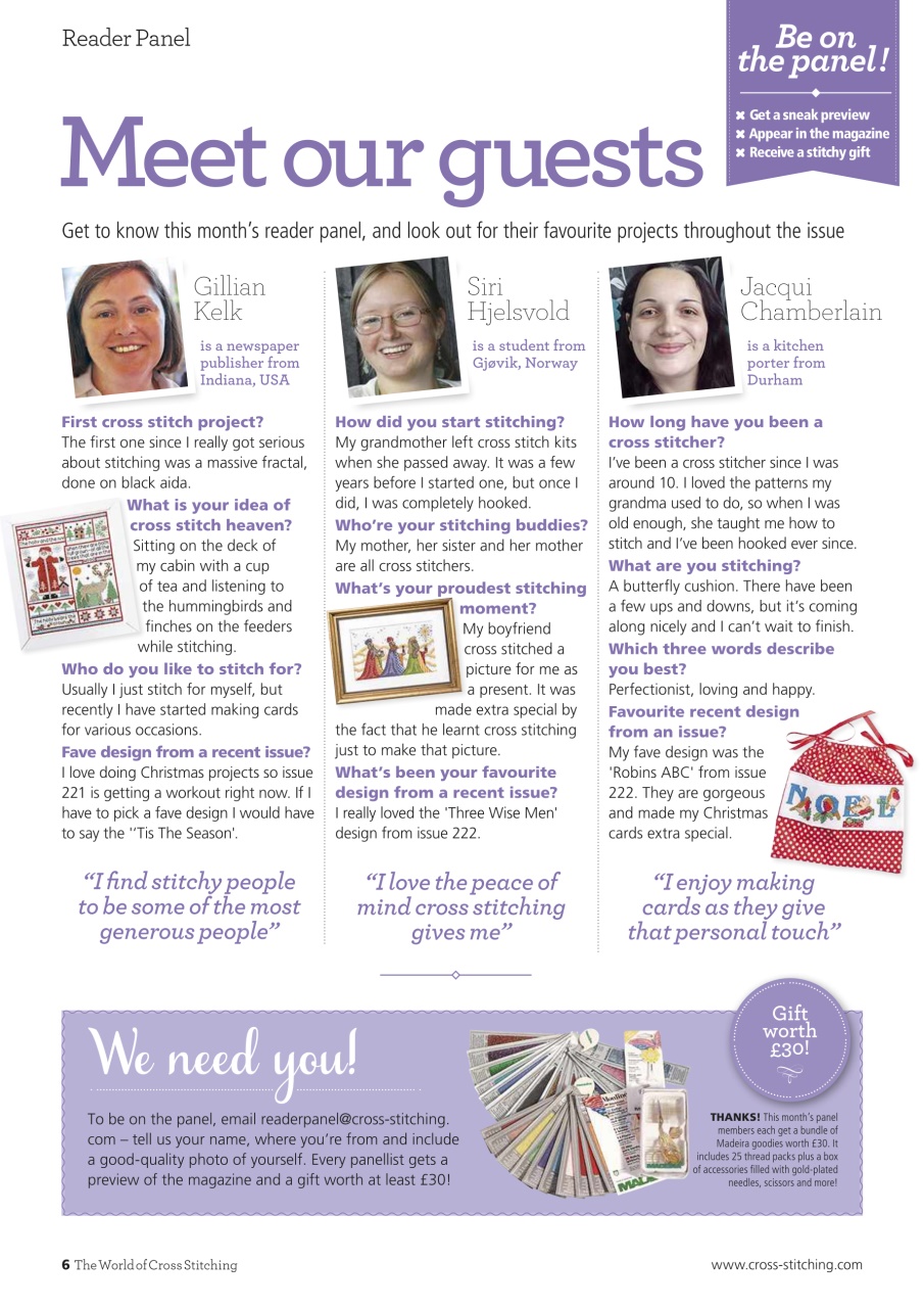 The World of Cross Stitching Preview Pages