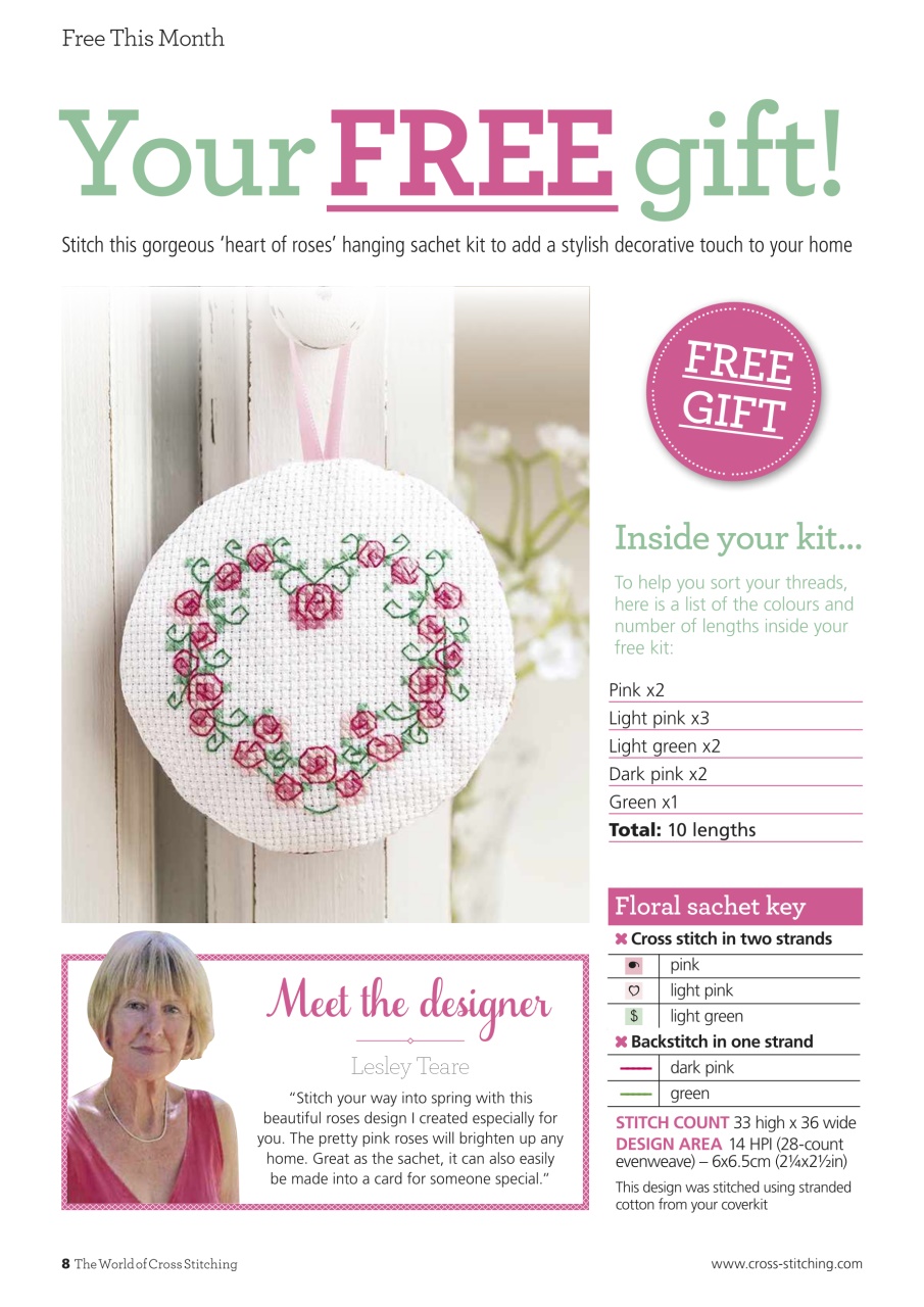 The World of Cross Stitching Preview Pages