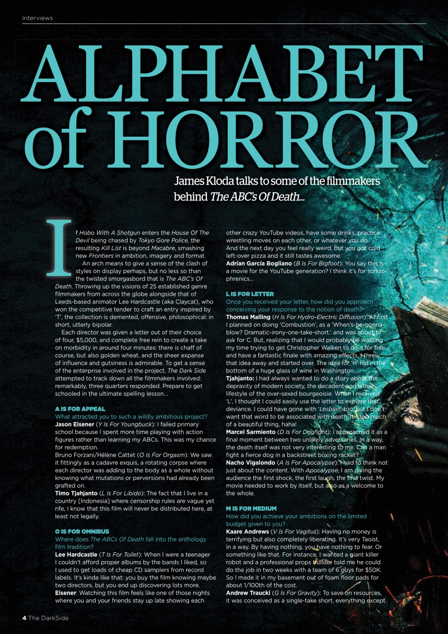 The Darkside Preview Pages
