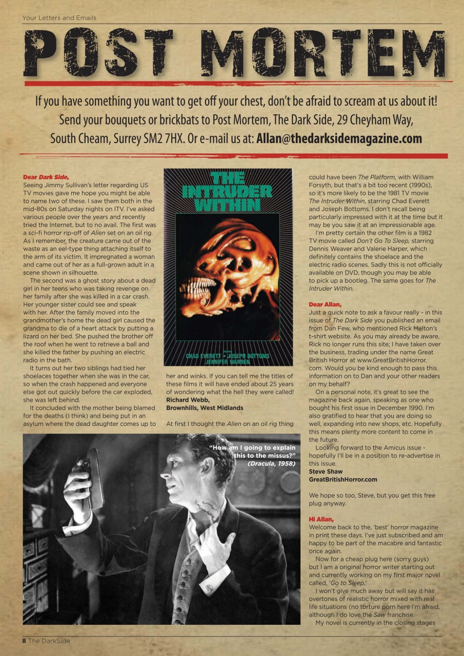 The Darkside Preview Pages