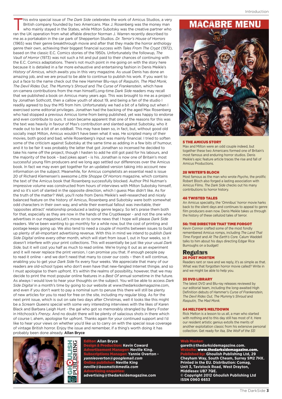 The Darkside Preview Pages