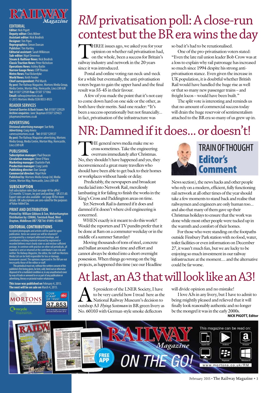 Railway Magazine Preview Pages