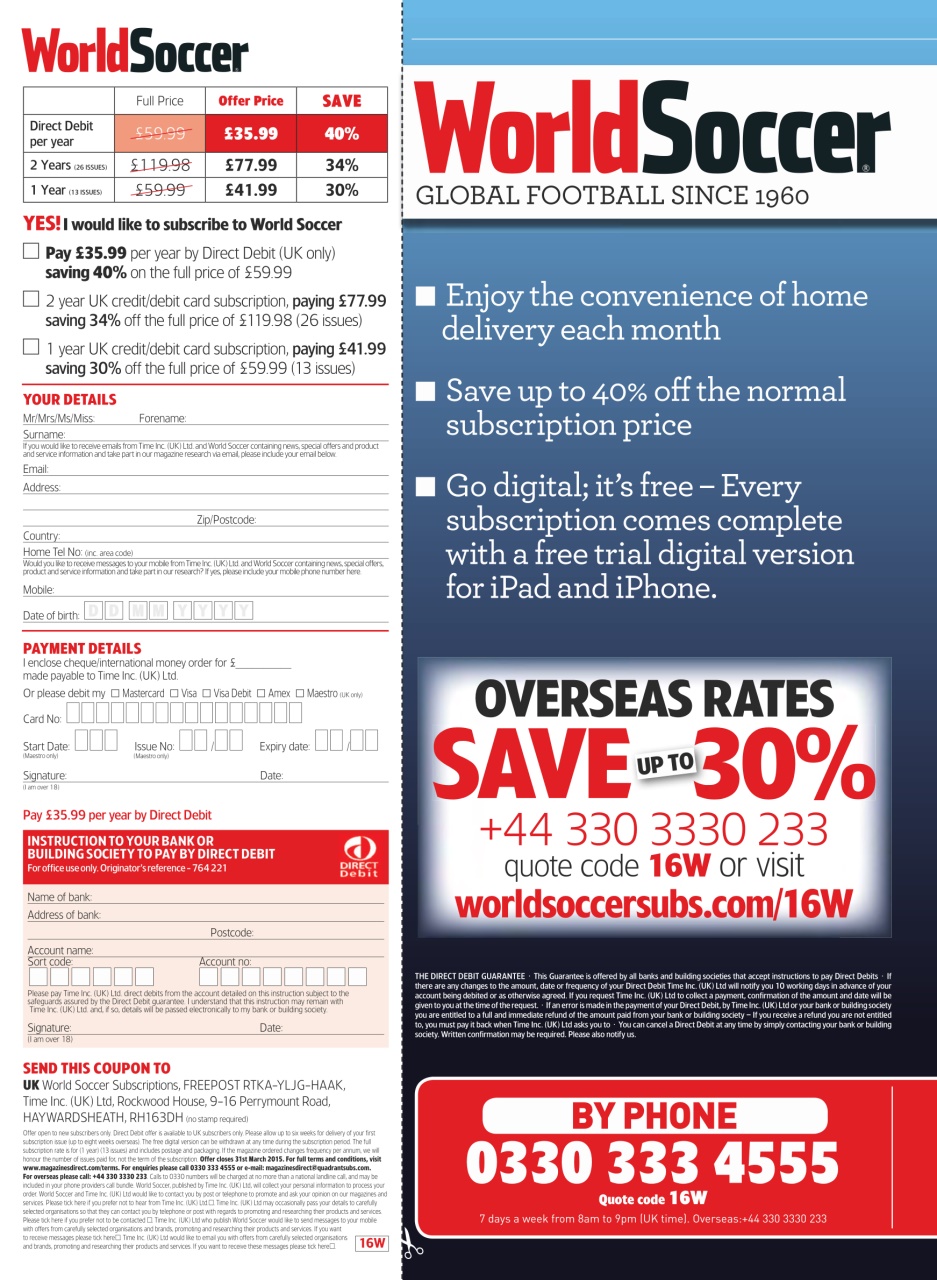 World Soccer Preview Pages