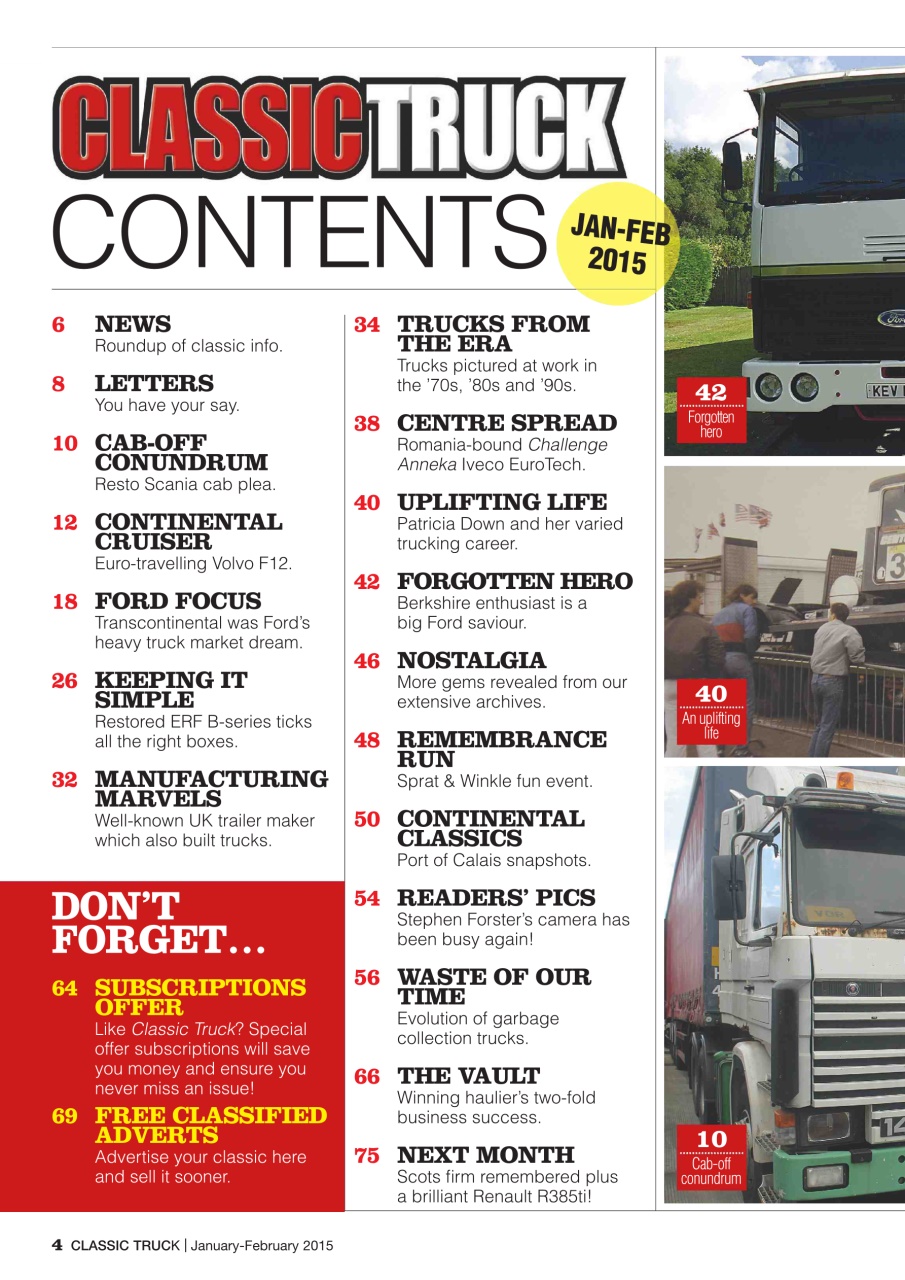 Classic Truck (OLD) Preview Pages