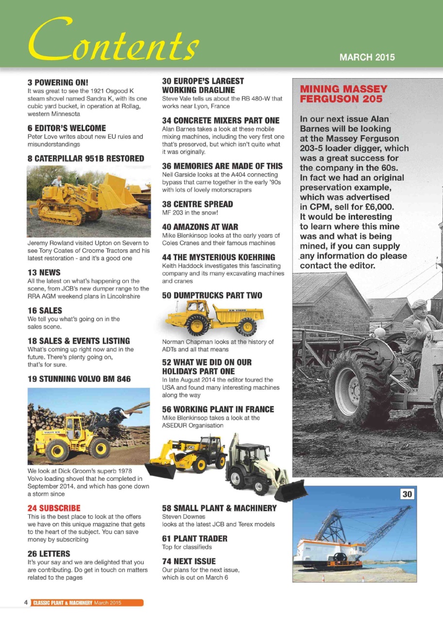 Classic Plant & Machinery Preview Pages