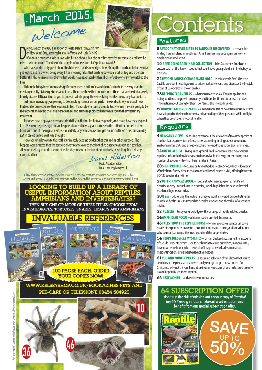 Practical Reptile Keeping Preview Pages