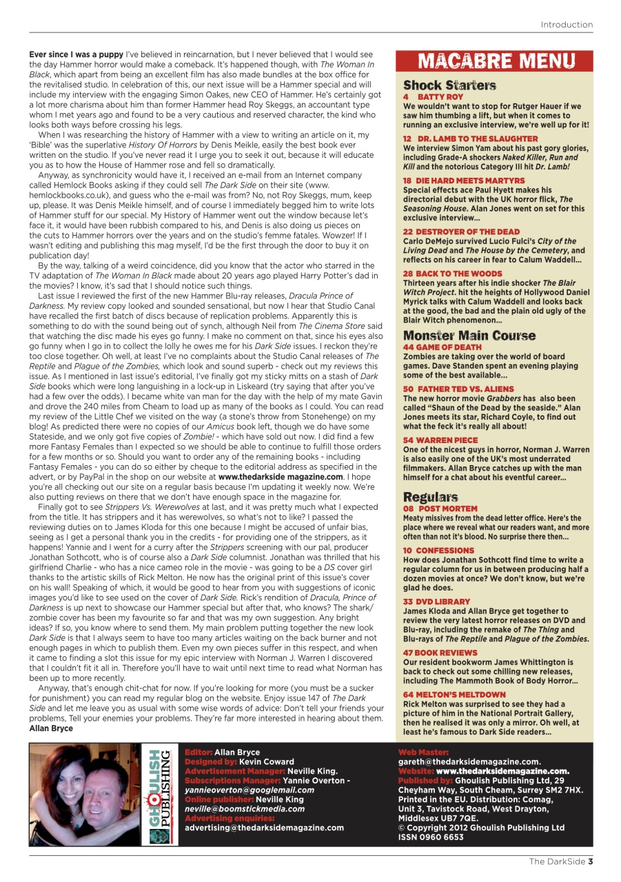 The Darkside Preview Pages