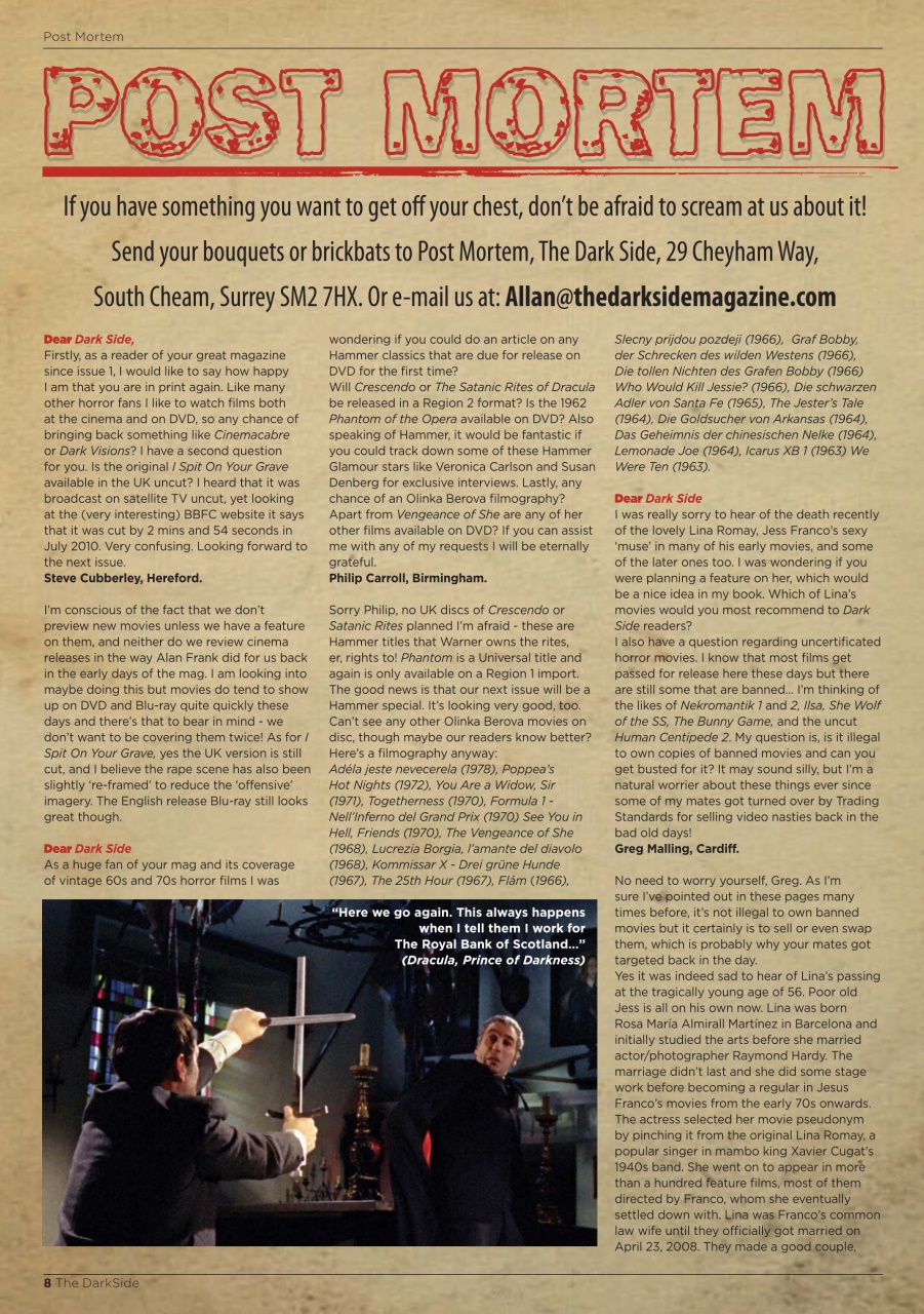 The Darkside Preview Pages