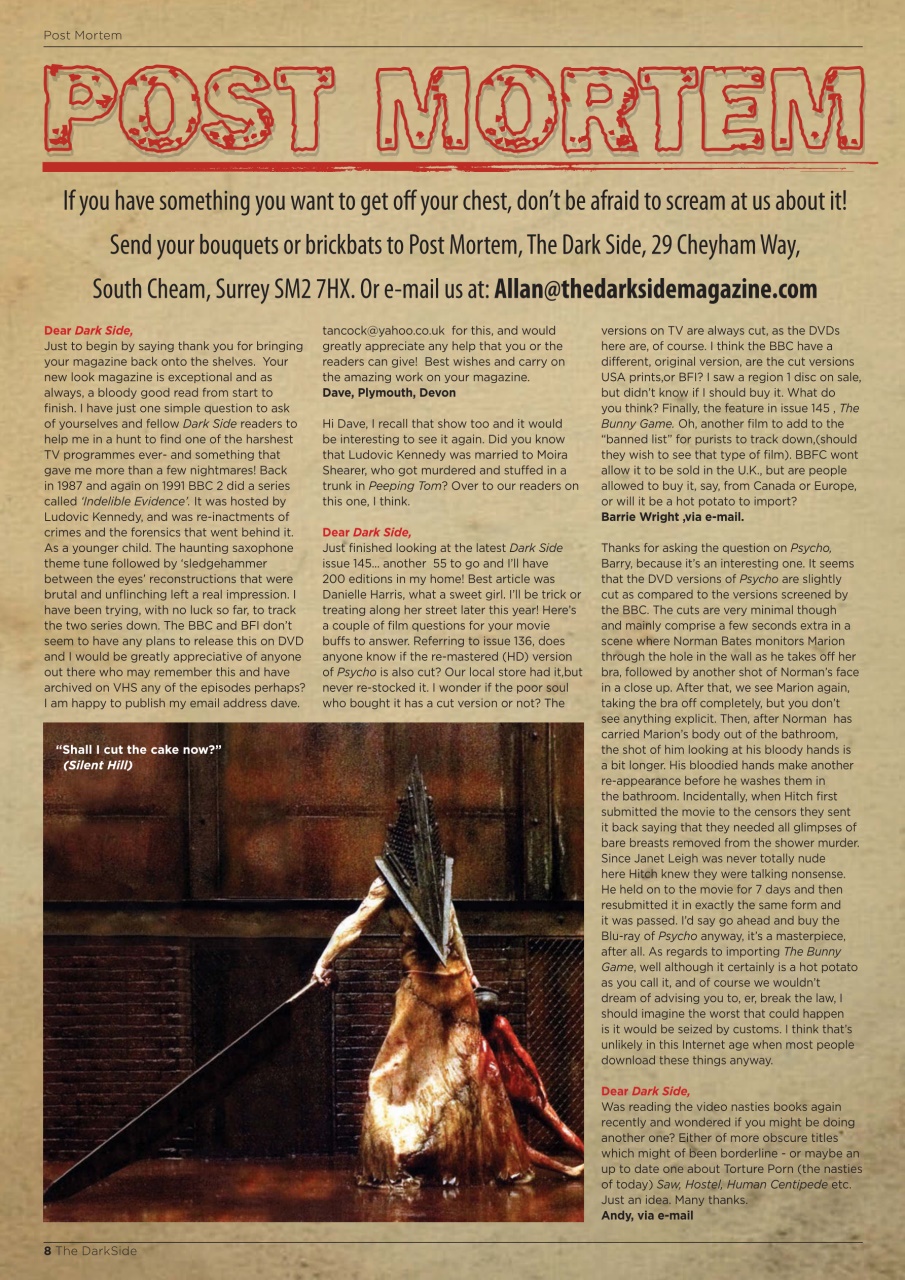 The Darkside Preview Pages