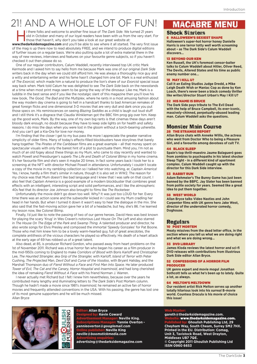 The Darkside Preview Pages