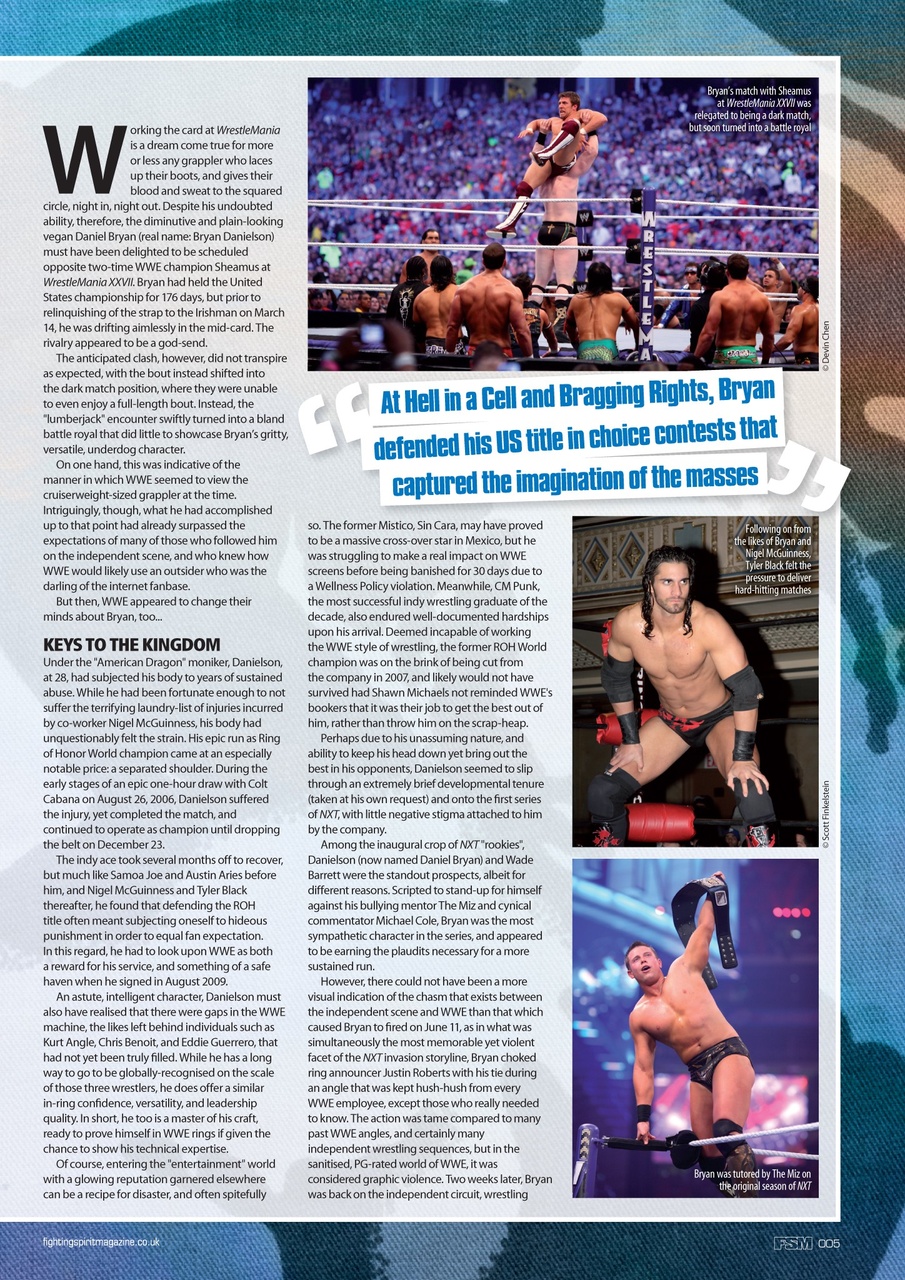Wrestletalk Magazine Preview Pages