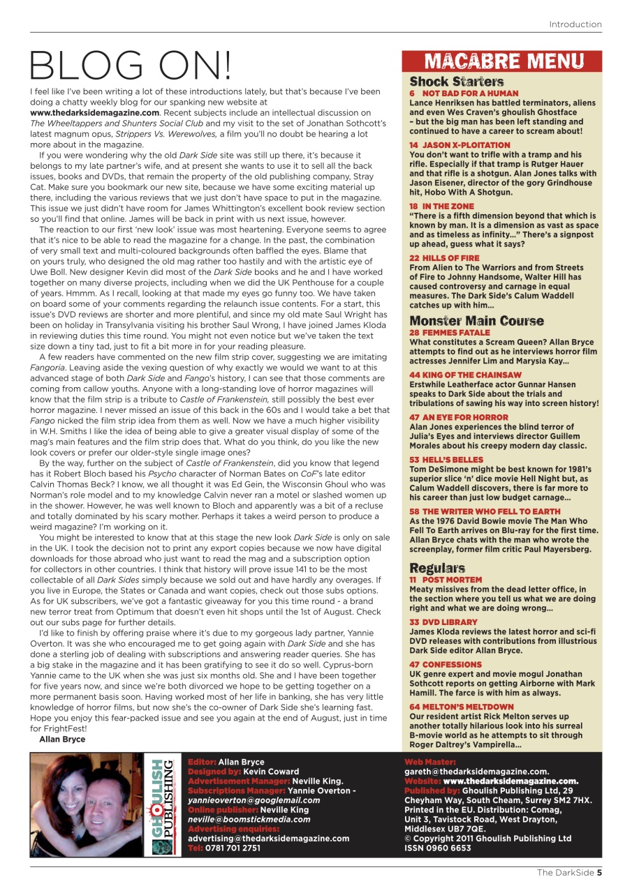 The Darkside Preview Pages