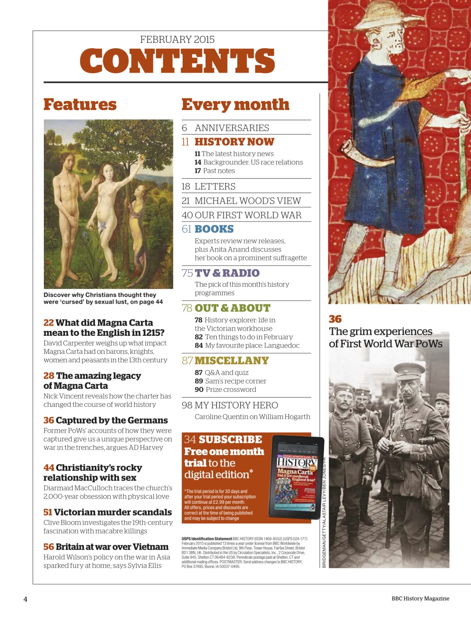 History Extra Magazine Preview Pages