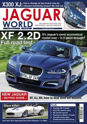 Jaguar World issue Testing the fuel efficient 2.2D