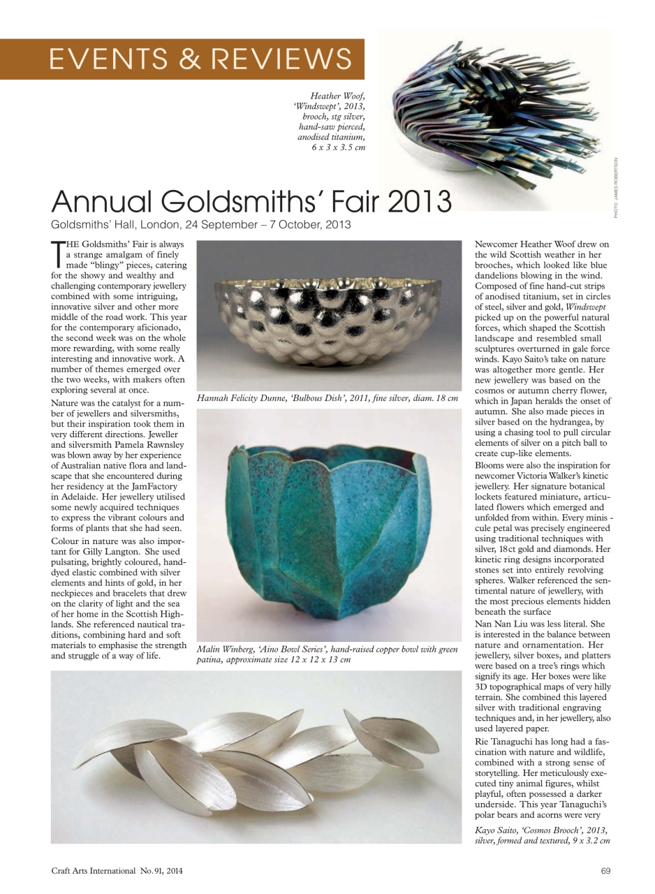 Craft Arts International Preview Pages
