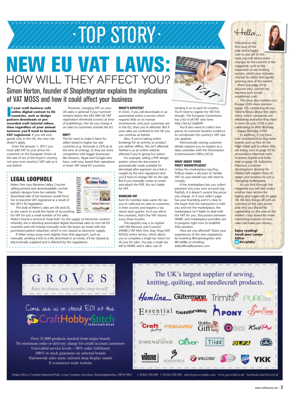 Craft Business Preview Pages