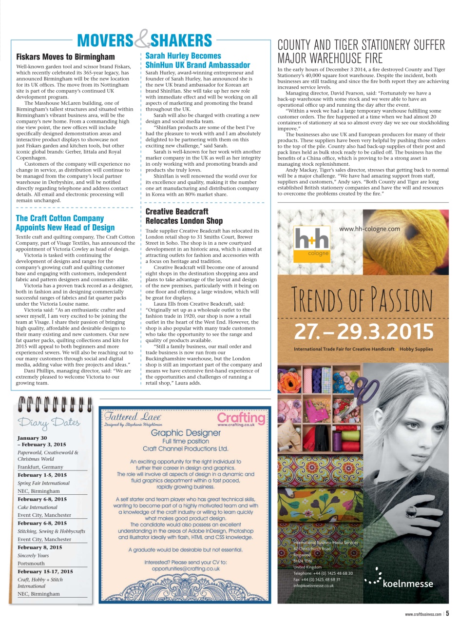 Craft Business Preview Pages